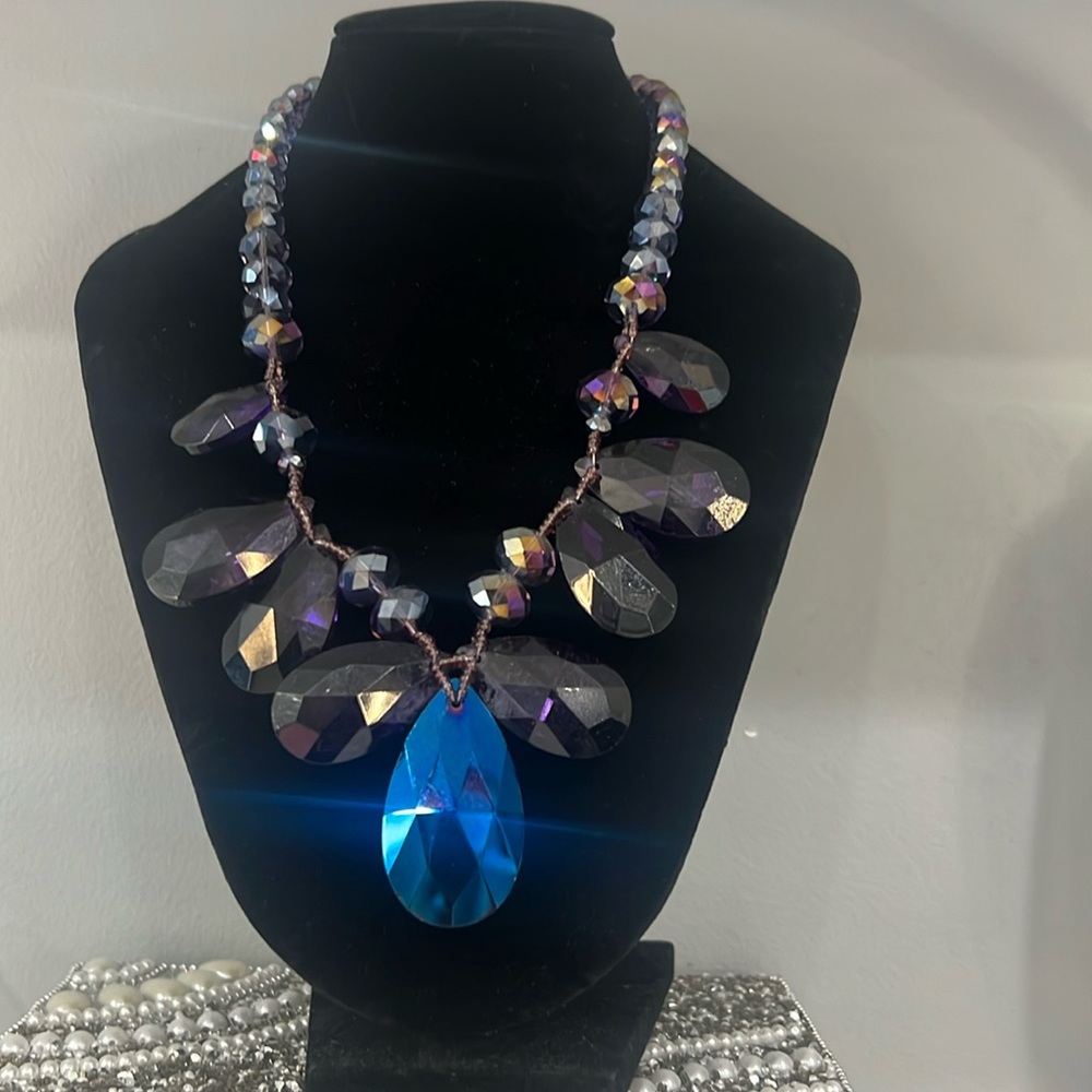 Purple Gem Necklace